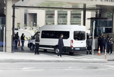 Sadettin Saran, Adli Tıp Kurumundaki işlemlerin ardından adliyeye getirildi
