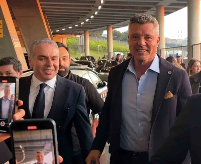 Sadettin Saran, derbi i&ccedil;in stada geldi
