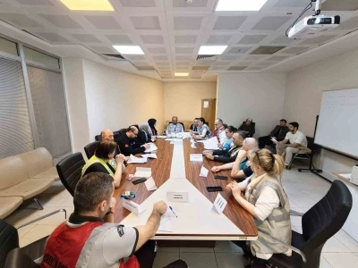 Sağlık ekipleri D&uuml;zce&rsquo; de masa başı tatbikatı yaptı
