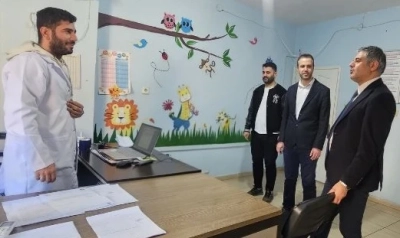 Sağlık M&uuml;d&uuml;r&uuml;  Yavuz'dan Nusaybin İl&ccedil;esinde sağlık birimerine ziyaret