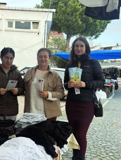 Sağlık&ccedil;ılardan pazar yerinde obezite farkındalığı
