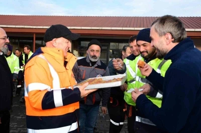 Saha kahramanlarına tatlı s&uuml;rpriz
