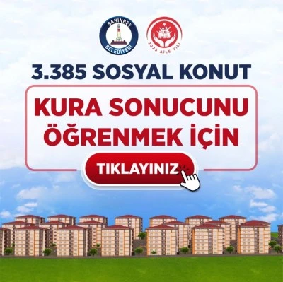 Şahinbey’de 3.385 Sosyal Konutun Kura Heyecanı Yaşandı!