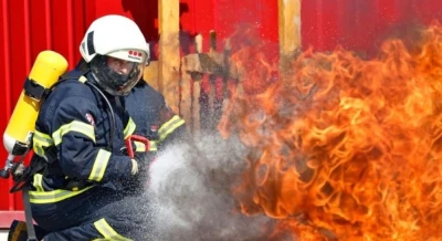 Şahinbey’de Bina Yangını Korkuttu