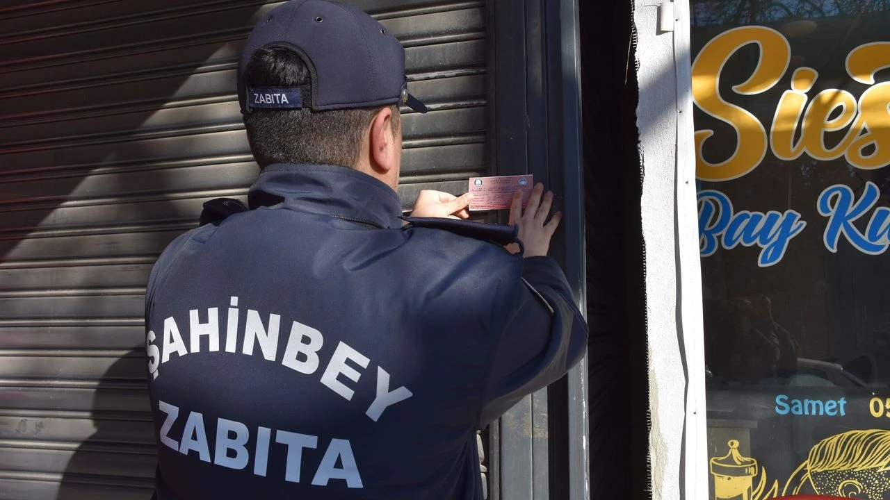 Şahinbey&rsquo;de İş Yerlerine Sıkı Denetim 6 İşletme M&uuml;h&uuml;rlendi