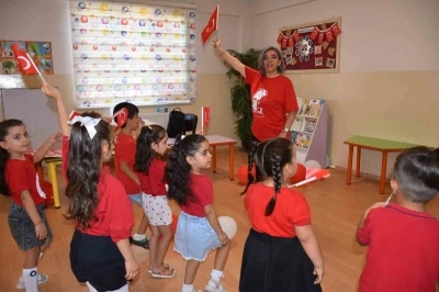 Şahinbeyli minikler 30 Ağustos Zafer Bayramı’nı kutladı
