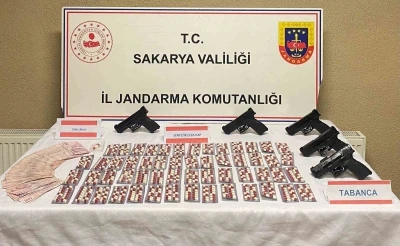 Sakarya’da 773 sentetik ecza ele geçirildi
