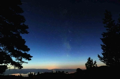 Sakarya semalarında eşsiz görüntü
