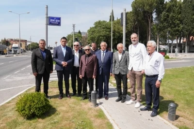 Şakran&rsquo;da ahde vefa: Eski başkanlar Refik Ertem ve Zeki Şen&rsquo;in isimleri caddelere verildi
