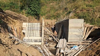 Salıpazarı’nda riskli bölgeye müdahale
