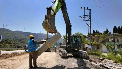 Samandağ&rsquo;da 23 milyon euro&rsquo;luk dev altyapı yatırımında y&uuml;zde 40 seviyesine ulaşıldı
