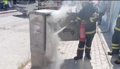 Samandağ’da trafo yangını çıktı
