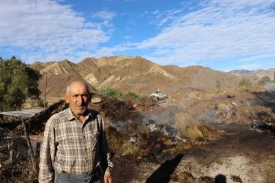 Samanlıkta kundaklama şüphesi
