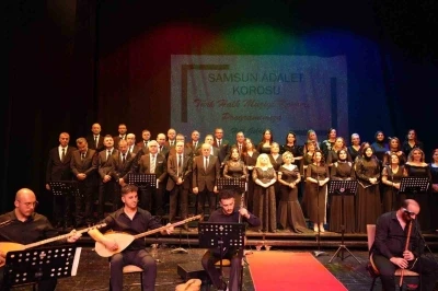 Samsun Adalet Korosu&rsquo;ndan t&uuml;rk&uuml; ş&ouml;leni
