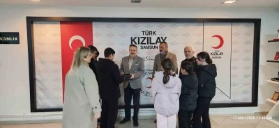 Samsun &Ccedil;ocuk Evlerinden Gazze i&ccedil;in anlamlı bağış
