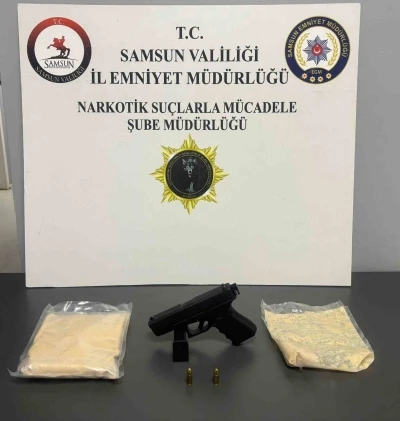 Samsun&rsquo;da 1 kilo bonzai hammaddesi ele ge&ccedil;irildi
