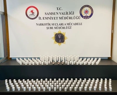 Samsun&rsquo;da 10 bin uyuşturucu hap ele ge&ccedil;irildi
