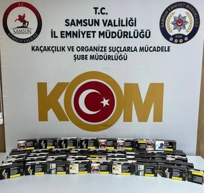Samsun&rsquo;da 11 bin 200 adet makaron ele ge&ccedil;irildi
