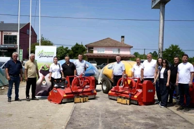 Samsun&rsquo;da 250 kivi &uuml;reticisine makine ve ekipman desteği
