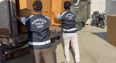 Samsun’da 3 milyon 780 bin kaçak makaron ele geçirildi
