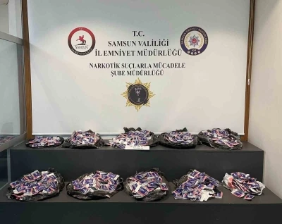 Samsun&rsquo;da 44 bin adet uyuşturucu hap ele ge&ccedil;irildi
