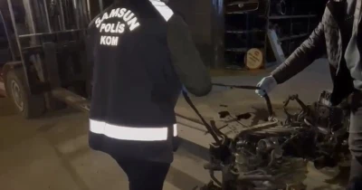 Samsun&rsquo;da 5 milyonluk ka&ccedil;ak motor operasyonu
