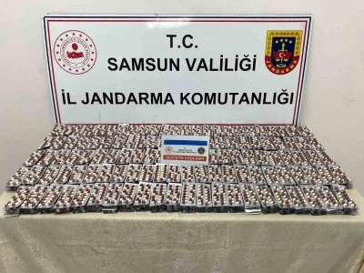 Samsun&rsquo;da 6 bin 621 adet uyuşturucu hap ele ge&ccedil;irildi
