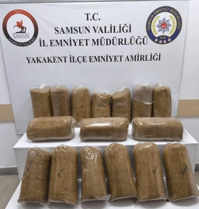 Samsun’da 80 kilo kaçak tütün ele geçirildi
