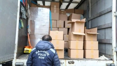 Samsun'da ele ge&ccedil;irildi: Tam 2 ton!