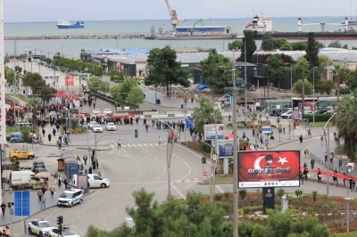 Samsun’da Gaziler Günü’nde korolu kutlama ve &quot;Terörsüz Türkiye&quot; mesajı
