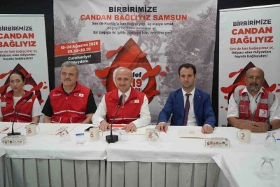 Samsun’da ’Hedef 1919’ kampanyası: &quot;Hastaya Kan, Ormana Can&quot;
