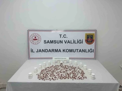 Samsun’da jandarmadan 2 ayrı uyuşturucu operasyonu
