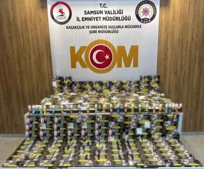 Samsun&rsquo;da ka&ccedil;ak makaron operasyonu
