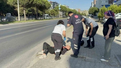 Samsun’da motosiklet yayaya çarptı: 2 yaralı
