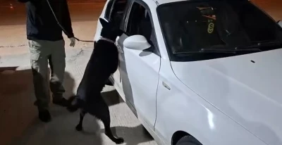 Samsun’da narkotik köpeği Çakır, yakıt deposuna gizlenen metamfetamini buldu
