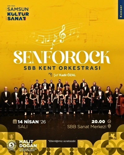 Samsun&rsquo;da "Senforock" r&uuml;zgarı esecek
