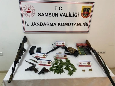 Samsun’da silah operasyonu: 5 kişi yakalandı

