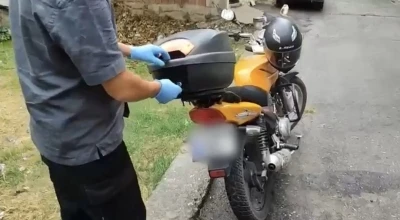 Samsun’da şüpheli motosikletten uyuşturucu çıktı
