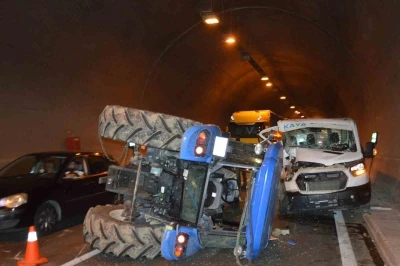 Samsun’da tünelde kaza: 2 yaralı
