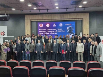 Samsun&rsquo;da Yapay Zeka Destekli Medya Uzmanlığı eğitimi sona erdi
