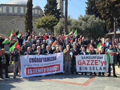 Samsun&rsquo;dan Gazze&rsquo;ye bin selam
