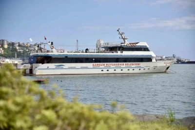 Samsun gezinti gemileri, yeni sezonda turlara başladı
