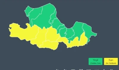 Samsun&rsquo;un i&ccedil; kesimleri i&ccedil;in kuvvetli yağış uyarısı
