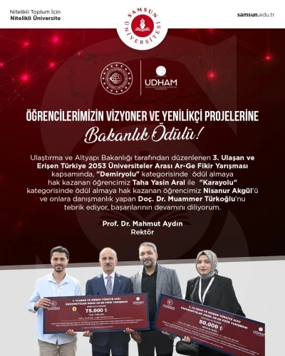 Samsun Üniversitesi’nden art arda gelen başarılar
