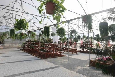 Sanayi kentinde doğayla buluşma noktası hizmete girdi
