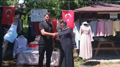 Sandıklı&rsquo;da dikiş nakış kursu sergisi yoğun ilgi g&ouml;rd&uuml;
