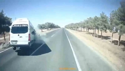 Şanlıurfa’da 1 kişinin öldüğü, 14 kişinin yaralandığı kazanın görüntüsü ortaya çıktı
