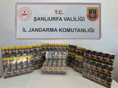 Şanlıurfa’da 2 bin paket kaçak sigara ele geçirildi
