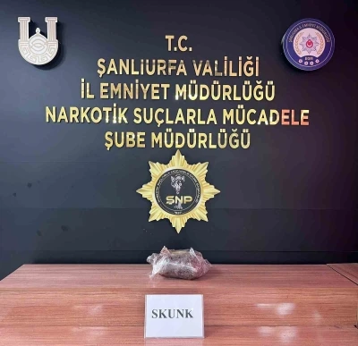 Şanlıurfa&rsquo;da 2 kilo 150 gram uyuşturucu ele ge&ccedil;irildi
