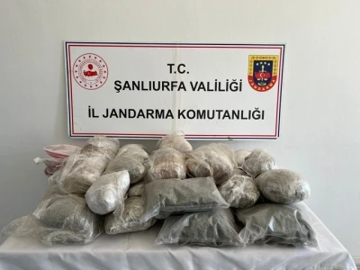 Şanlıurfa’da 26 kilo esrar ele geçirildi
